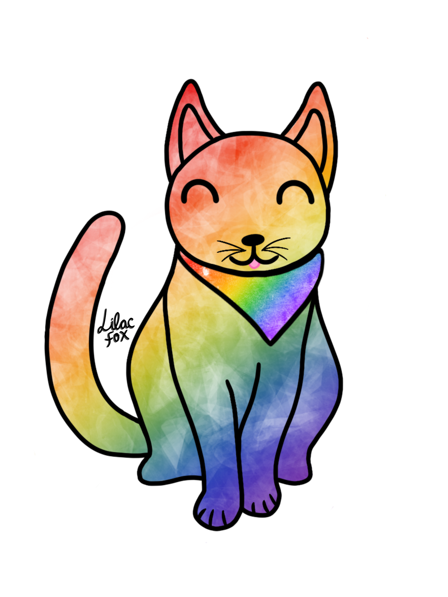 Pride Cat - Mini Sticker