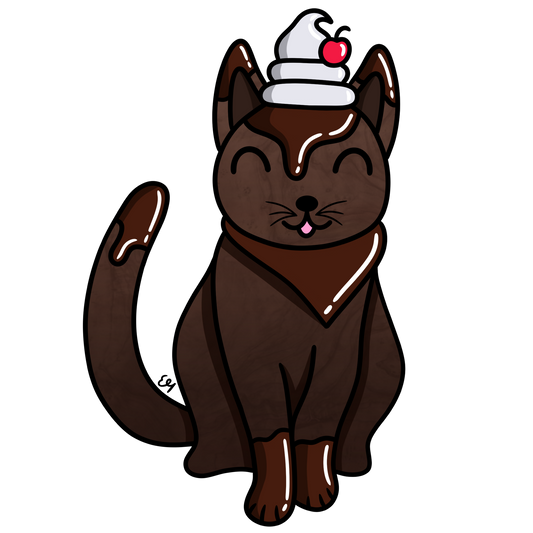 Coffee Cat - Sticker