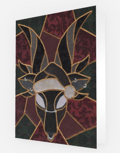 Goth Krampus - Card