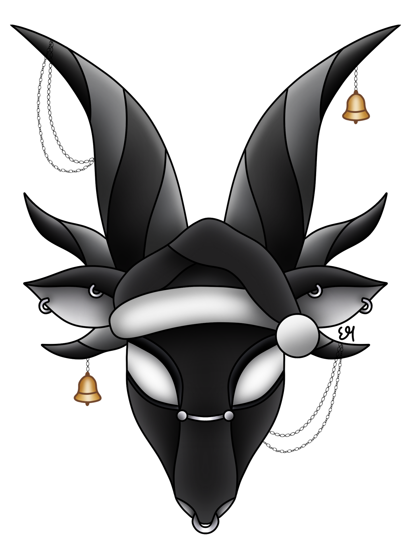 Goth Krampus - Sticker