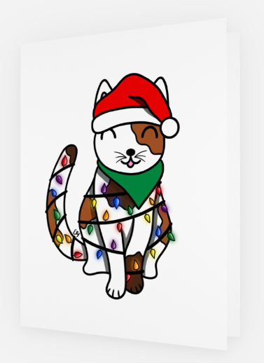 Chistmas Cat - Card