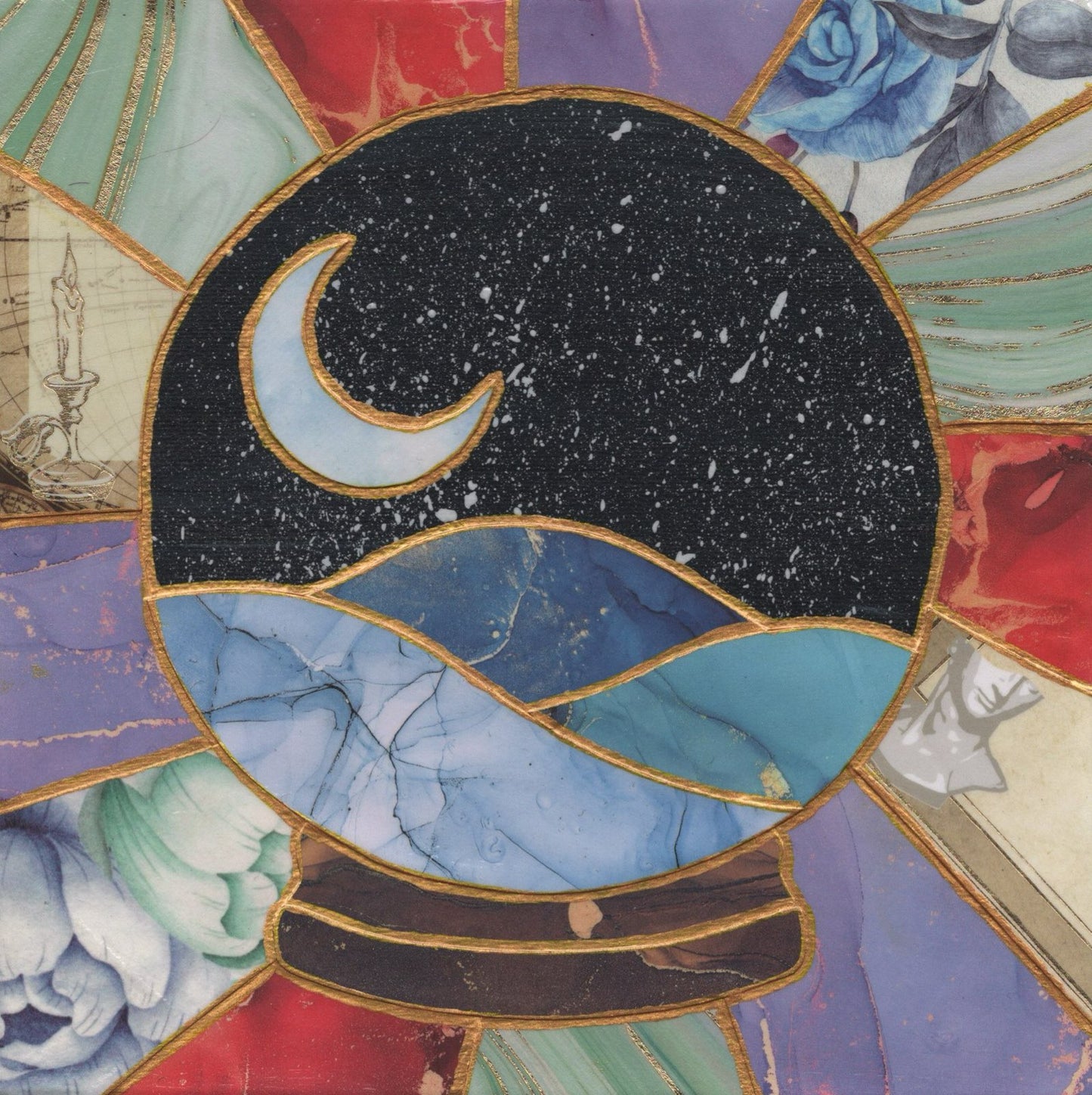 Celestial SnowGlobe - Card