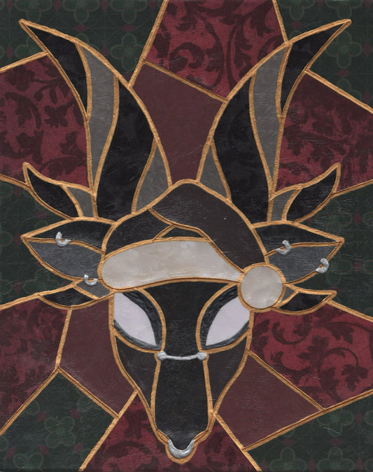 Goth Krampus - Print