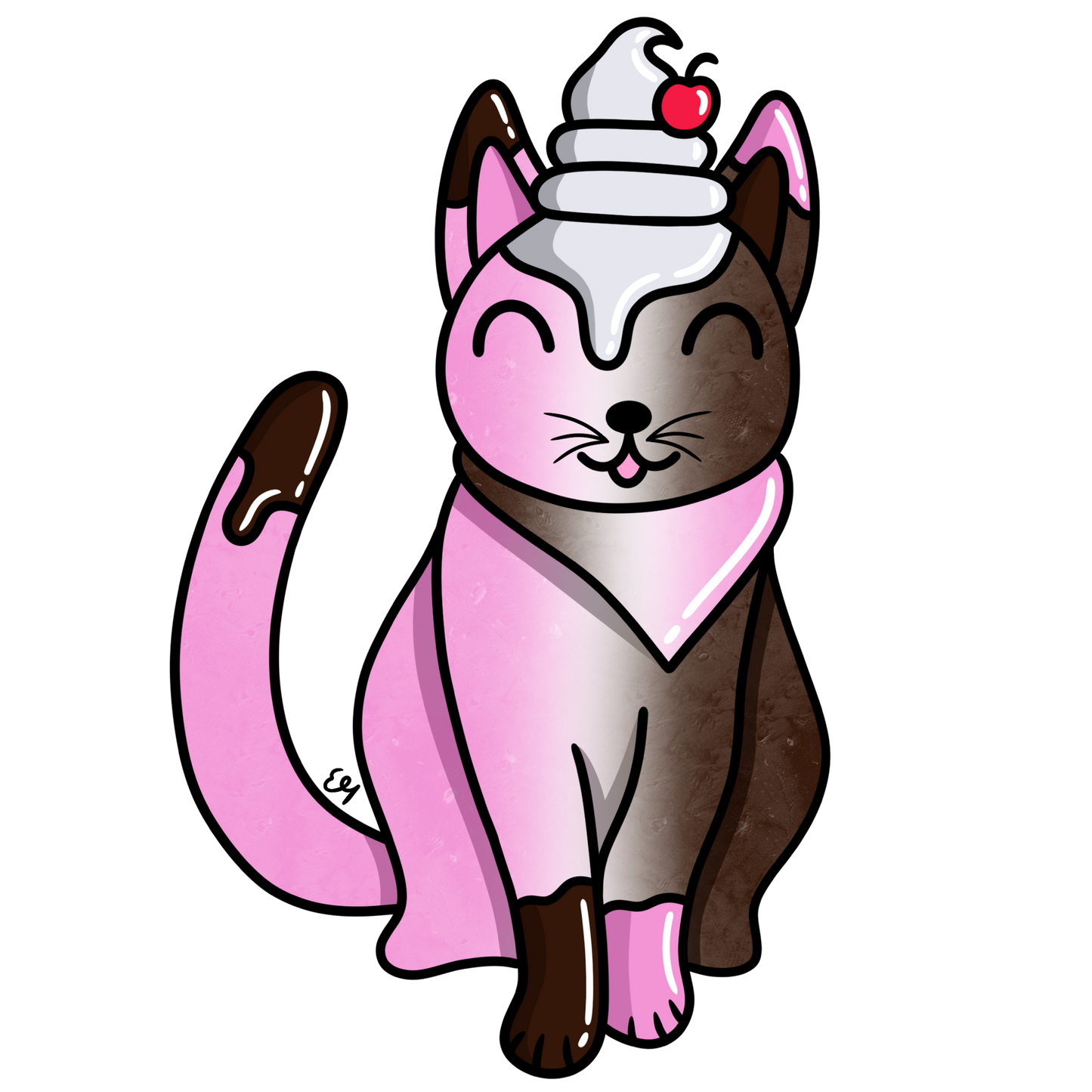 Neapolitan Cat - Sticker