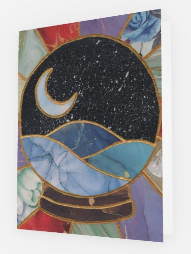 Celestial SnowGlobe - Card
